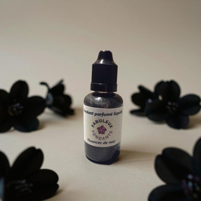 Fondant liquide Nuances de noir